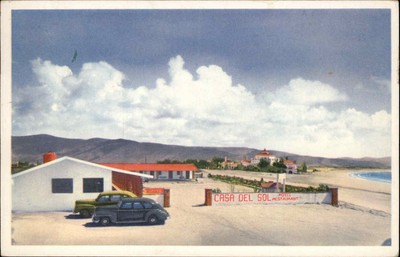ENSENADA BC MEXICO MX Motel Casa del Sol Vintage Postcard