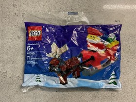 Lego 40008 40009 40010 Seasonal Christmas Santa Sleigh Reindeer Snowman Gifts