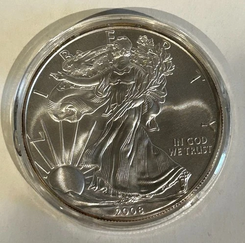 2008 Uncirculated $1 American Silver Eagle Dollar