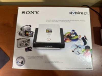 Sony VRD-MC1 DVDirect DVD Recorder USB DV AC Adapter Manual Discs