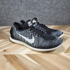 Nike Free 4.0 Flyknit Oreo Running Shoes Sneaker Men\'s 15 Black Grey Barefoot Nike Free 4.0 Flyknit Oreo Men main image 2