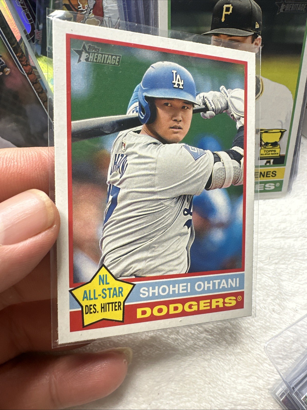 2025 Topps Heritage Shohei Ohtani Flipped Bat Variation SSP #148