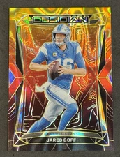2024 Panini Obsidian Jared Goff FOTL Molten Parallel 6/14 Detroit Lions