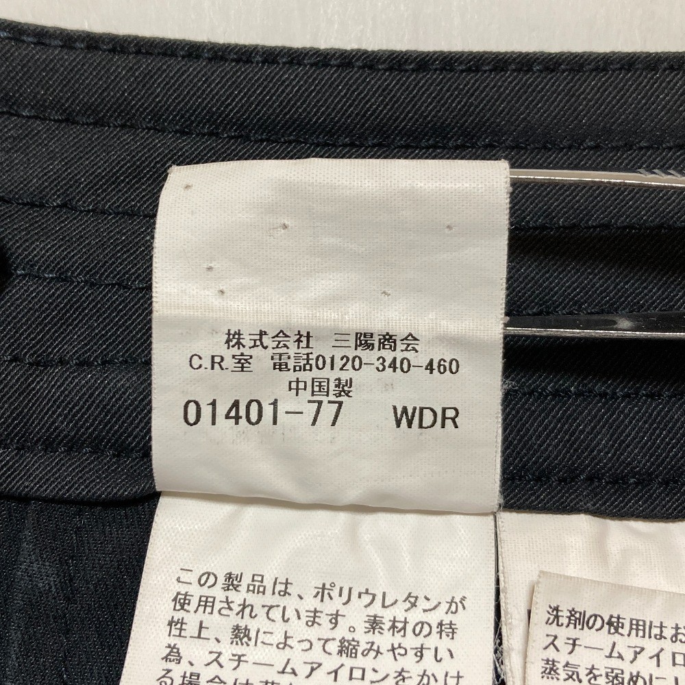 BURBERRY GOLF Stretch Wrap Mini Skirt, Size 9, Black Women USED thumbnail 7