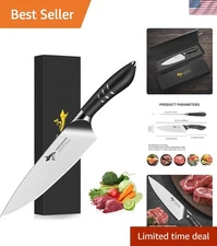 Professional 8-Inch Chef Knife - High Carbon Steel, Ideal Cooking Gift for All