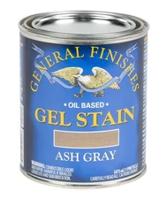 General Finishes Oil Base Gel Stain, 1 Pint, Ash Gray