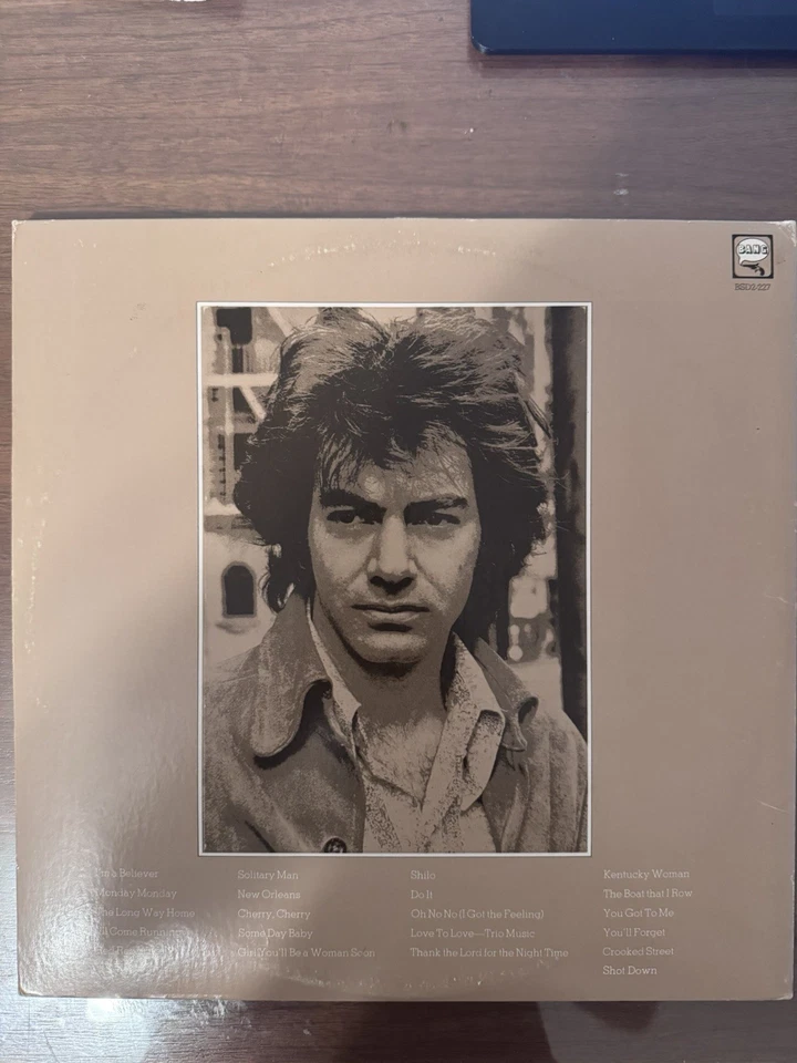 NEIL DIAMOND "DOUBLE GOLD" (RARE VINYL X2 / 1ST REL- 1973) - BANG Records - Image 2 of 4