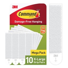 Command Picture Hanging Strips White X Large 10 Pairs (20 Strips) For Pictures