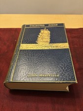 COLLECTED POEMS OF JOHN MASEFIELD..FAUX LEATHER GILT BINDING PUBL.1926 VG CNDN.