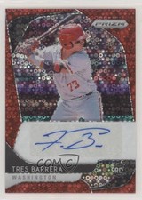 2020 Prizm Rookie Quick Pitch Red Donut Circle 29/35 Tres Barrera Auto 0c2