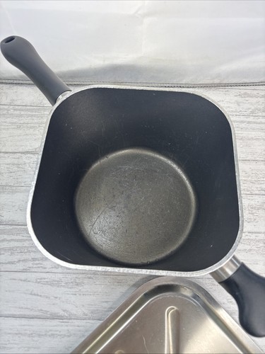 Freidora de aire Wear-Ever 3 cuartos de galón Allegro olla de aluminio antiadherente horno holandés sartén para saltear - Imagen 3 de 7