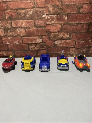 Paw Patrol 5 Fahrzeuge Konvolut Chase Marshall Zuma *ohne Figuren*