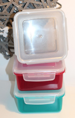 3 Lock & Lock LocknLock Vorratsdosen Set FARB MIX 750 ML / HPL 978