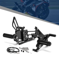 Rear Set Adjustable Rearsets Footpegs CBR 600 RR 2007-2008 2013-2023 For Honda