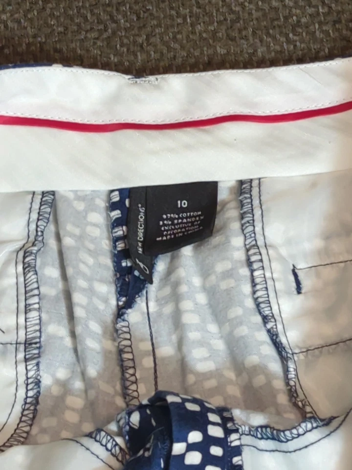 Женские брюки New Directions | размер 10 | стильные темно-синие - Изображение 2 из 4