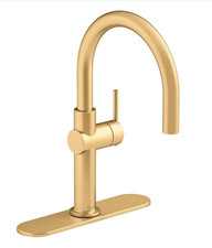 Kohler Crue K-22975-2MB 14  Prep Bar Kitchen Sink Faucet Brushed Moderne Brass