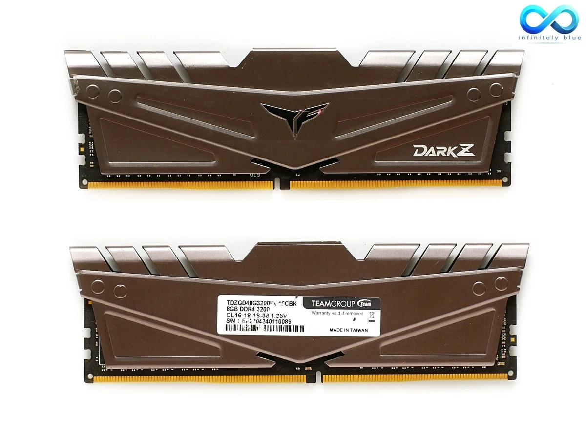 RAM T-FORCE 8GB DDR4 3200MHz 4枚セット Team Group DDR4 SDRAM 8 GB Capacity per Module Memory (RAM) for