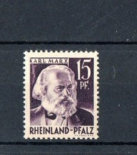 Franz.Zone  Rheinl.Pfalz  Mi.-Nr.   5  v v Type II:  Freimarken I  **   (B13+D1)