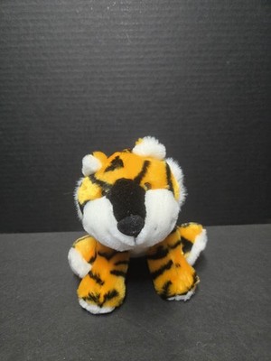 Cute Fluffy Tiger Plush Toy Kids Playtime