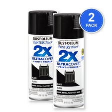 Rust-Oleum Painter's Touch 2X Gloss Black Spray Paint 12oz 6-Pack Indoor/Outdoor