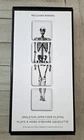 Williams Sonoma Appetizer Plates Skeleton Set of 4 Halloween 7"