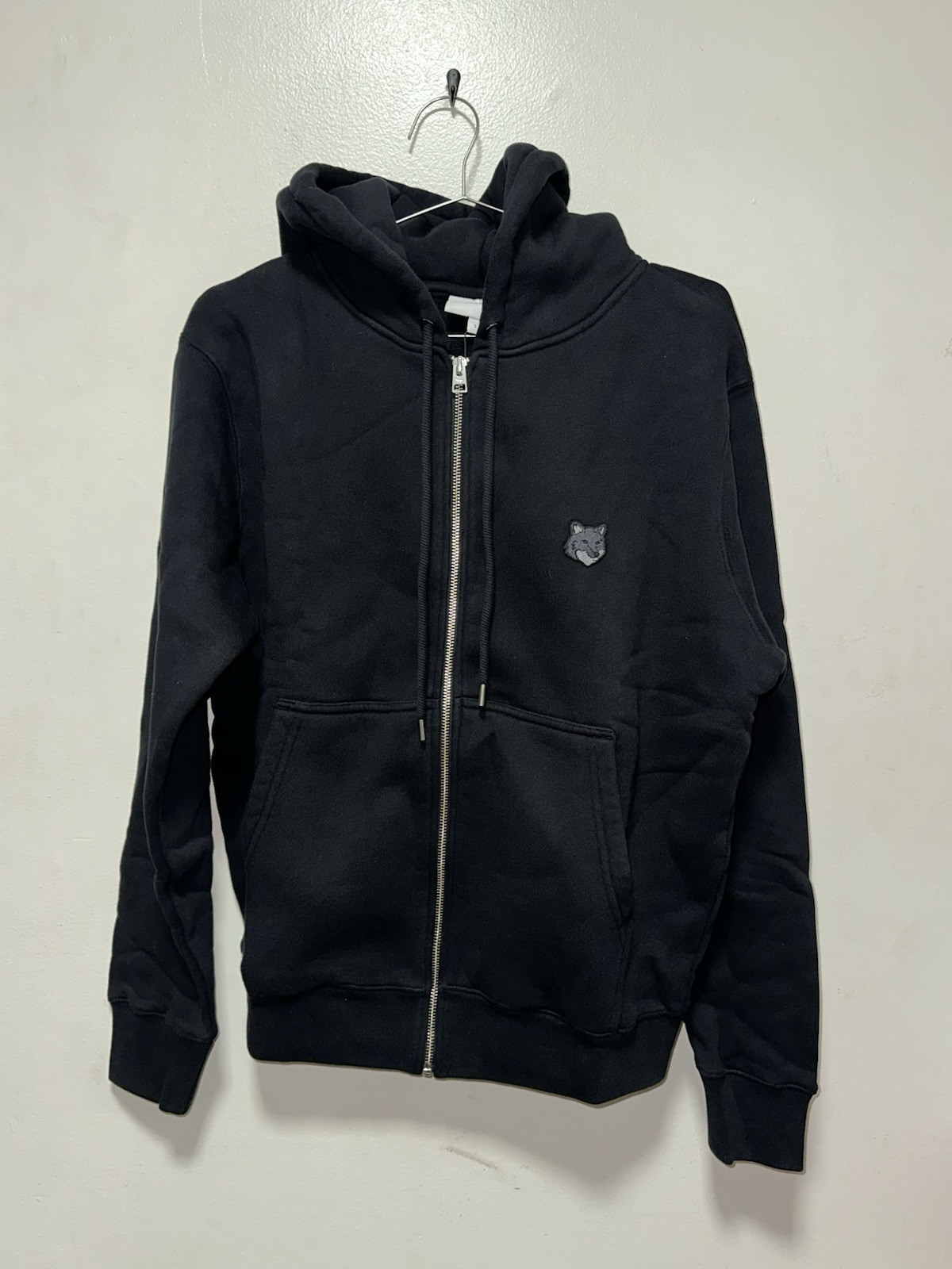 NEW MAISON KITSUNÉ BOLD FOX HEAD PATCH COMFORT ZIPPED HOODIE Size