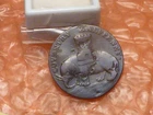 1792 Lady Godiva Elephant Colonial Halfpenny Let/Edge Trade Token #As Shown #2