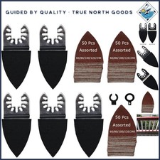 Versatile 155 Pcs Multi-Tool Sanding Paper & Pads - Enhanced for Wood Projects 0.23 per gallon