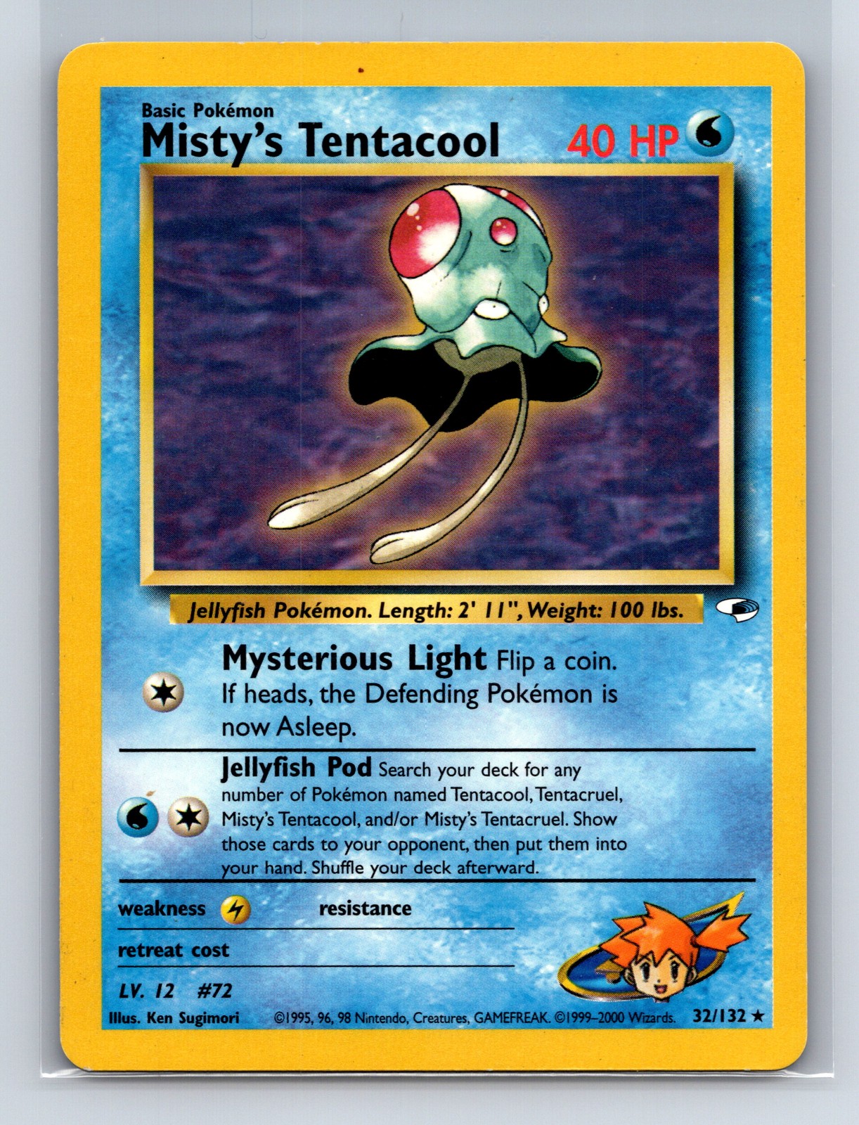 Gym Heroes #032/132 Misty's Tentacool (32)