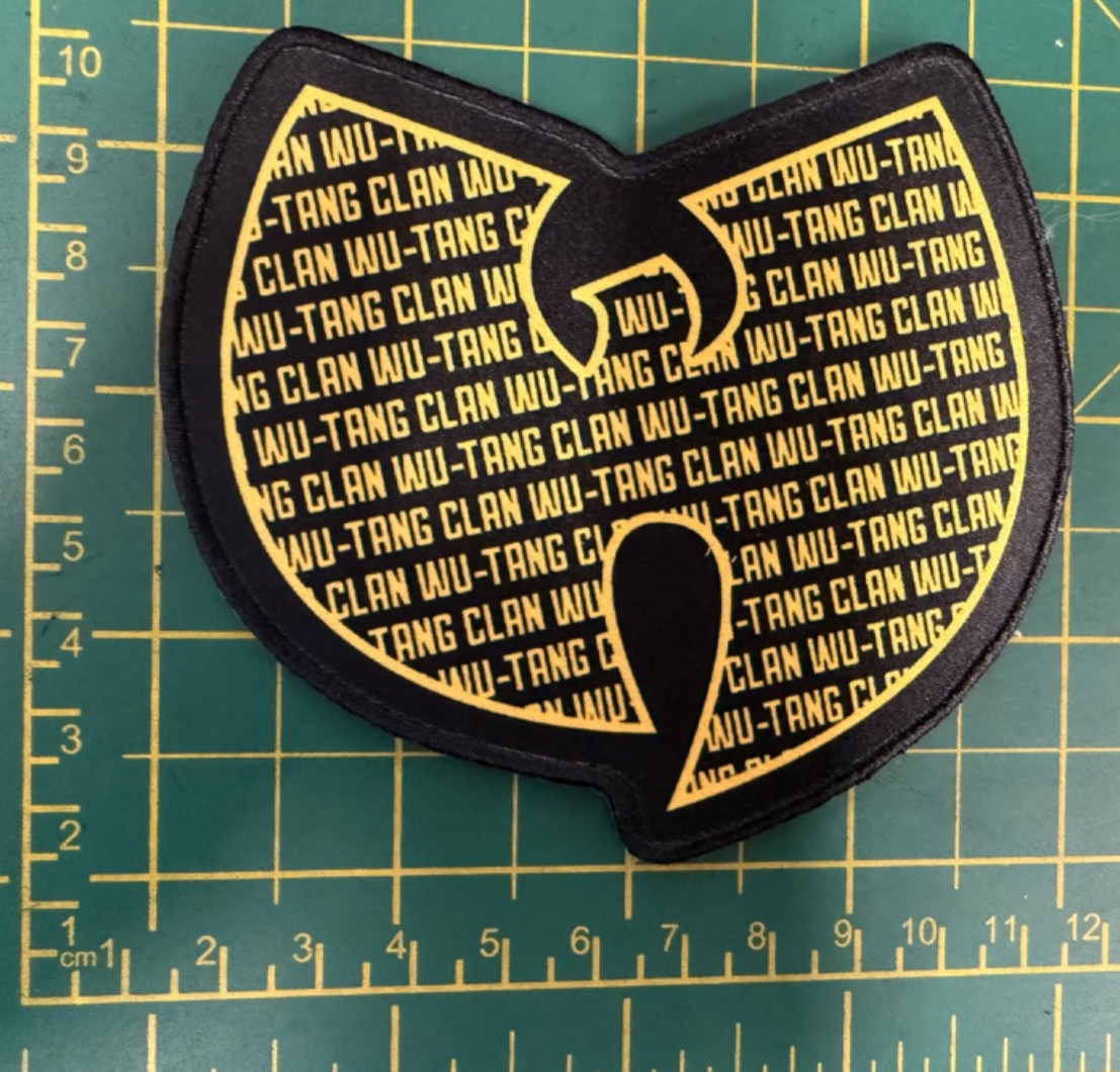 Wu Tang Clan Logo In Logo Woven Sew Or Iron On Patch Officially Licensed