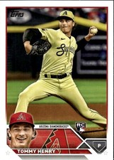 2023 Topps Tommy Henry #336 Arizona Diamondbacks 34J