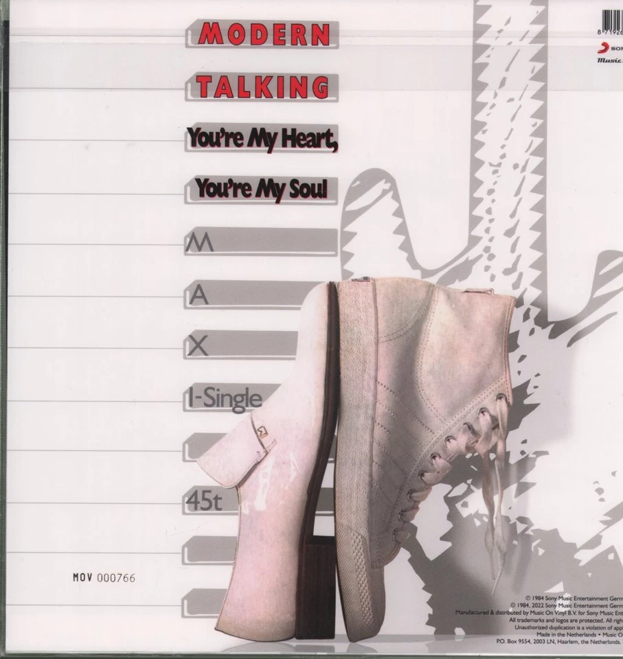 Modern Talking You're My Heart, You're My Soul 12" vinyl Europe Music On Vinyl Foto 2 de 4