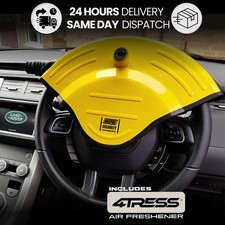 Maypole Car Steering Wheel Lock Anti Theft Disc Type High Security 5494+Airfresh