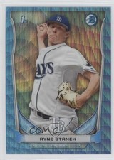 2014 Bowman Prospects Chrome Blue Wave Refractor Ryne Stanek #BCP84 8q4