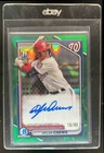 2024 Bowman Dylan Crews Chrome Auto Refractor Green Lava 1st #18/99