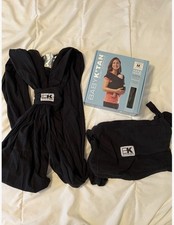 Baby K'tan Black Baby Wrap Carrier Birth To 35 Pounds, Preloved