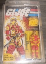 1984 G.I.JOE BLOWTORCH 1ST ISSUED 32 BACK GORGEOUS COLLECTIBLE   SEALED MOC