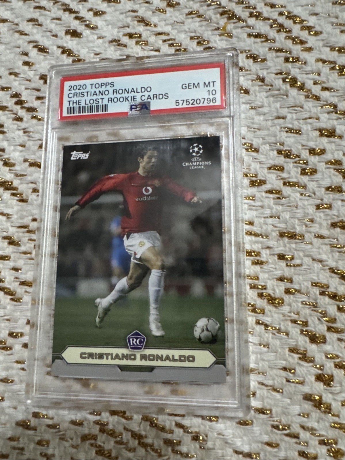 2020 TOPPS THE LOST ROOKIE CARDS CRISTIANO RONALDO THE LOST ROOKIE CARDS PSA 10