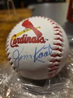 Jim Kaat Autographed Cardinals Baseball With JSA COA