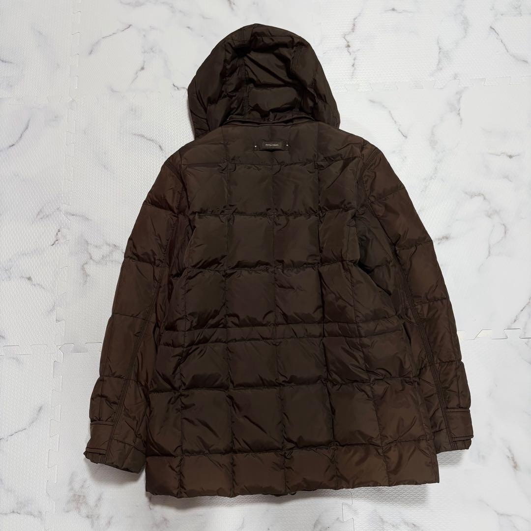 Henry Cotton's Brown Down Jacket M - Lightweight … - image 4