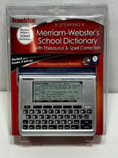 NIP - Franklin Electronics MWS-1940 Speaking Merriam-Webster's School Dictionary