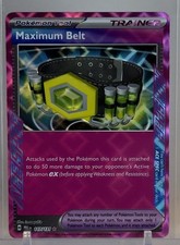 Maximum Belt Trainer 2025 Pokémon TCG #117/131 Prismatic Evolutions Ace Spc Holo