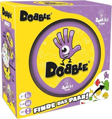 Zygomatic, Dobble Classic, Eco-Sleeves, Familienspiel, Kartenspiel, 2-8 Spieler,