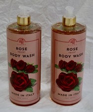 Alchimia Rose Velvet Body Wash made in Italy -2 Bottles 33.8 oz each Bottle