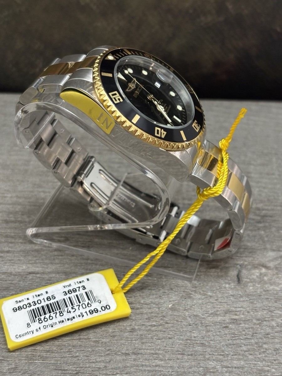 Invicta Pro Diver 36972 Orologio da Uomo - Impermeabile - Analogico - Movimento Automatico - acciaio inossidabile con quadrante blu - 44mm