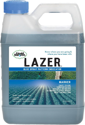 #ad Lazer Blue 32 Ounces Concentrated Spray Pattern Indicator Perfect Weed Fe $46.91
