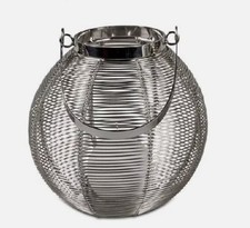 formano Windlicht Kugel mit Bügel 20cm aus glänzendem Edelstahl 6 45 66 1