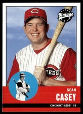 2001 Upper Deck Vintage Sean Casey Cincinnati Reds #329