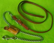 New SIMCO SUPREME Beautiful ROLLED Leather Arabian Morgan Show Halter Chain LEAD