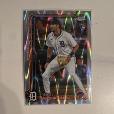 Topps Chrome Update Detroit Tigers Gage Workman Rookie #USC21 RAYWAVE 